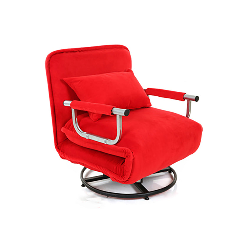 Contemporary Standard Recliner Lumbar Support Recliner Chair for Living Room Non-Adjustable Polyester Blend Red Clearhalo 'Chairs & Seating' 'furn' 'furn_recliners' 'Furniture' 'Living Room Furniture' 'Recliners' 7091521