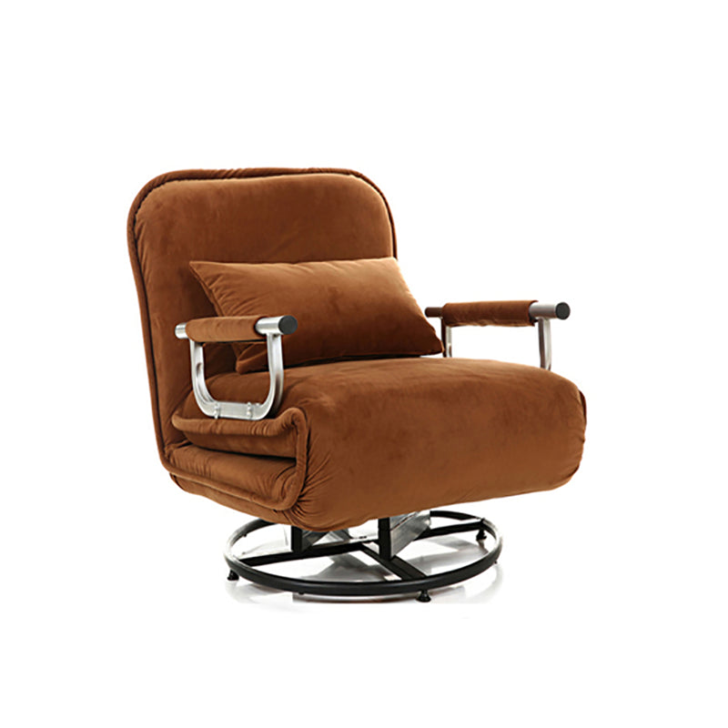 Contemporary Standard Recliner Lumbar Support Recliner Chair for Living Room Non-Adjustable Polyester Blend Coffee Clearhalo 'Chairs & Seating' 'furn' 'furn_recliners' 'Furniture' 'Living Room Furniture' 'Recliners' 7091522