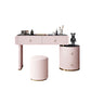 Light Glass Top Makeup Vanity Desk Storage Box Makeup Vanity Set Makeup Vanity & Stools 39.4"L x 15.7"W x 29.5"H Clearhalo 'Bedroom Furniture' 'furn' 'furn_makeup_vanities' 'Furniture' 'Makeup Vanities' 'makeup_vanities' 7091561