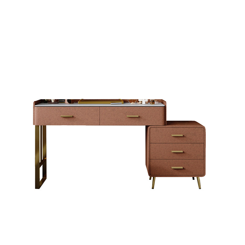 Tavolo da toeletta da toeletta da scrivania per trucco in legno massiccio set di sgabelli da toeletta