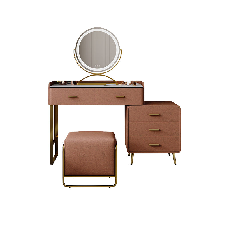 Tavolo da toeletta da toeletta da scrivania per trucco in legno massiccio set di sgabelli da toeletta