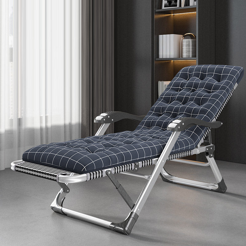 Metal Modern Standard Recliner Standard (No Motion) Recliner Chair with Arm Blue Clearhalo 'Chairs & Seating' 'furn' 'furn_recliners' 'Furniture' 'Living Room Furniture' 'Recliners' 7091709