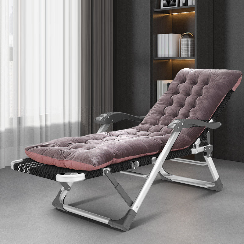 Metal Modern Standard Recliner Standard (No Motion) Recliner Chair with Arm Purple Clearhalo 'Chairs & Seating' 'furn' 'furn_recliners' 'Furniture' 'Living Room Furniture' 'Recliners' 7091710