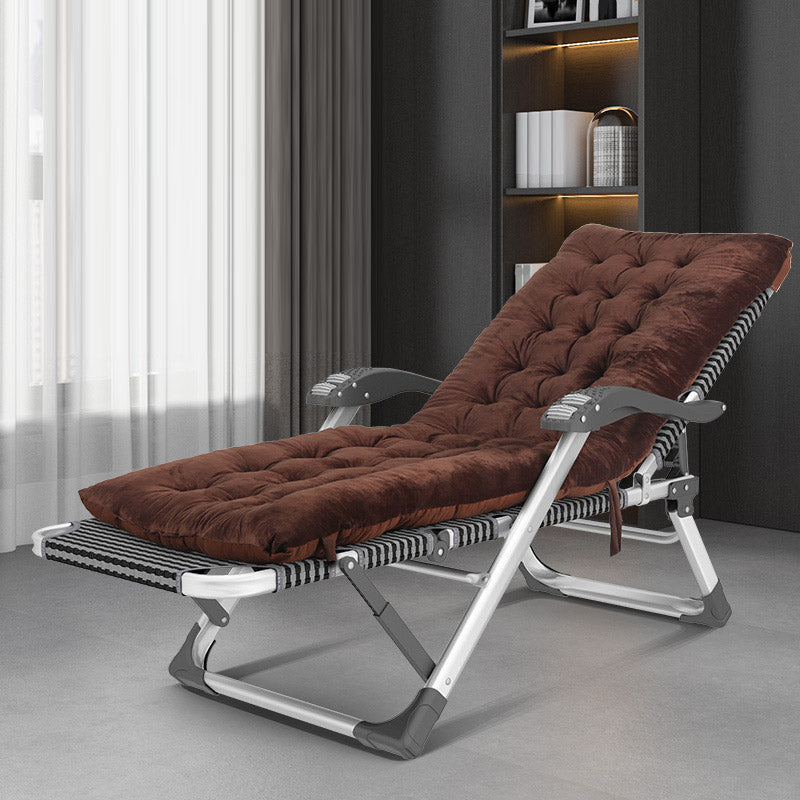 Metal Modern Standard Recliner Standard (No Motion) Recliner Chair with Arm Coffee Clearhalo 'Chairs & Seating' 'furn' 'furn_recliners' 'Furniture' 'Living Room Furniture' 'Recliners' 7091712