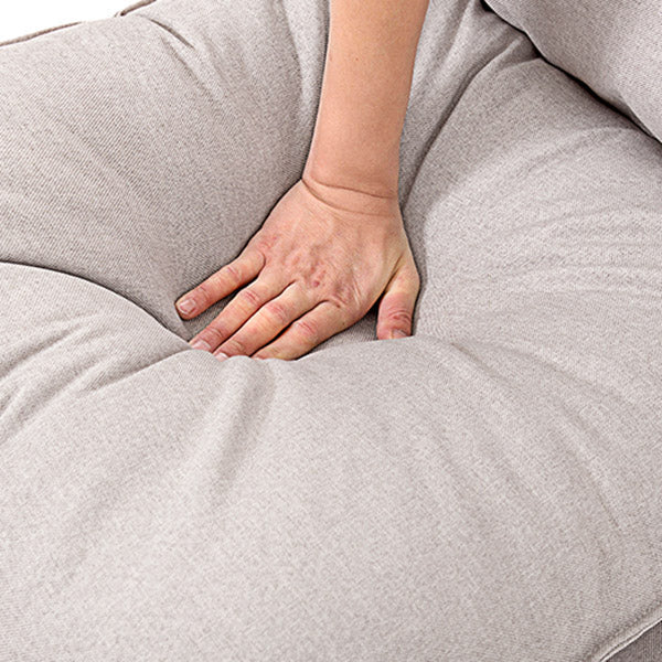 Recliner standard di colore solido 31,49 "sedia a reclinabile larga con ottomana