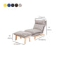 Recliner standard di colore solido 31,49 "sedia a reclinabile larga con ottomana