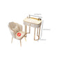 Storage Makeup Vanity Desk Bedroom Dressing Table Stool Set with Drawer Clearhalo 'Bedroom Furniture' 'furn' 'furn_makeup_vanities' 'Furniture' 'Makeup Vanities' 'makeup_vanities' 7091802