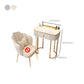 Storage Makeup Vanity Desk Bedroom Dressing Table Stool Set with Drawer Clearhalo 'Bedroom Furniture' 'furn' 'furn_makeup_vanities' 'Furniture' 'Makeup Vanities' 'makeup_vanities' 7091806