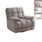 Velvet Gray Recliner Solid Color Recliner Chair 41.33 Inch Wide Gray Clearhalo 'Chairs & Seating' 'furn' 'furn_recliners' 'Furniture' 'Living Room Furniture' 'Recliners' 7091846