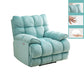 Velvet Gray Recliner Solid Color Recliner Chair 41.33 Inch Wide Blue Clearhalo 'Chairs & Seating' 'furn' 'furn_recliners' 'Furniture' 'Living Room Furniture' 'Recliners' 7091849