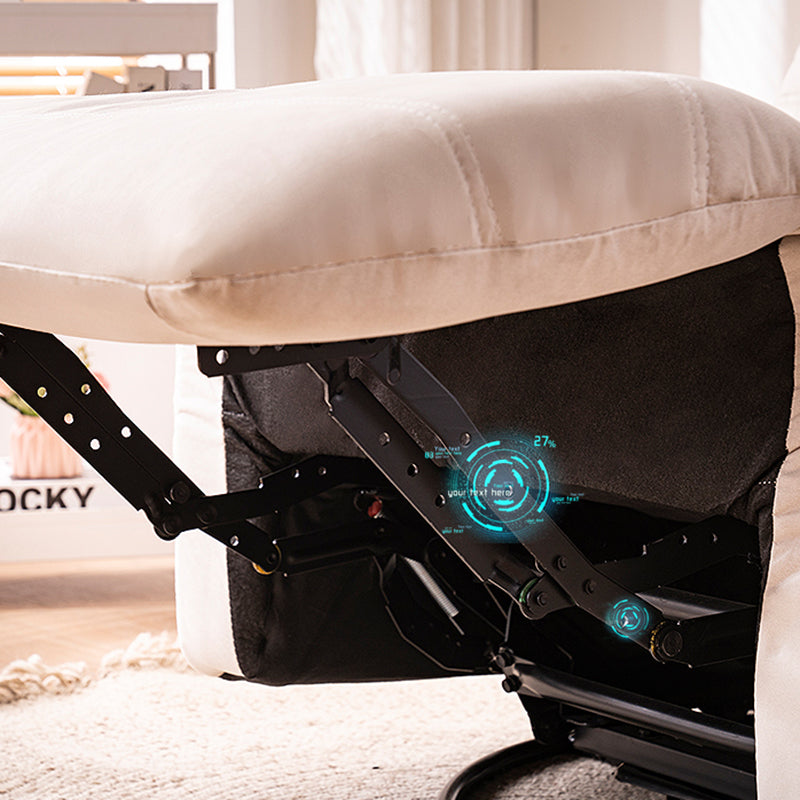 Reckin de puissance en cuir 41,73 "W Home Theatre Reclin avec rangement