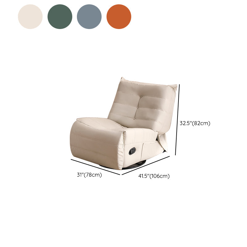 Reckin de puissance en cuir 41,73 "W Home Theatre Reclin avec rangement