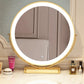 Solid Wood Makeup Vanity Desk Lighted Mirror Makeup Vanity Set Clearhalo 'Bedroom Furniture' 'furn' 'furn_makeup_vanities' 'Furniture' 'Makeup Vanities' 'makeup_vanities' 7092060