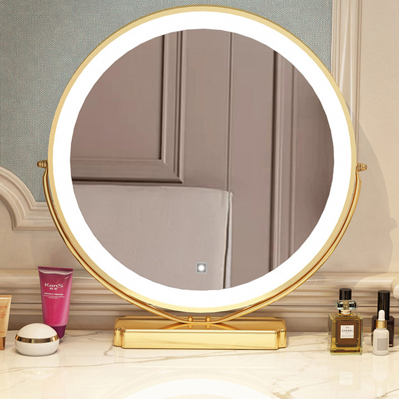 Solid Wood Makeup Vanity Desk Lighted Mirror Makeup Vanity Set Clearhalo 'Bedroom Furniture' 'furn' 'furn_makeup_vanities' 'Furniture' 'Makeup Vanities' 'makeup_vanities' 7092060