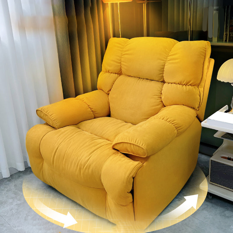 Hedendaagse faux lederen standaard ligstoel met getufte rug