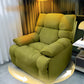 Contemporary Faux Leather Standard Recliner with Tufted Back