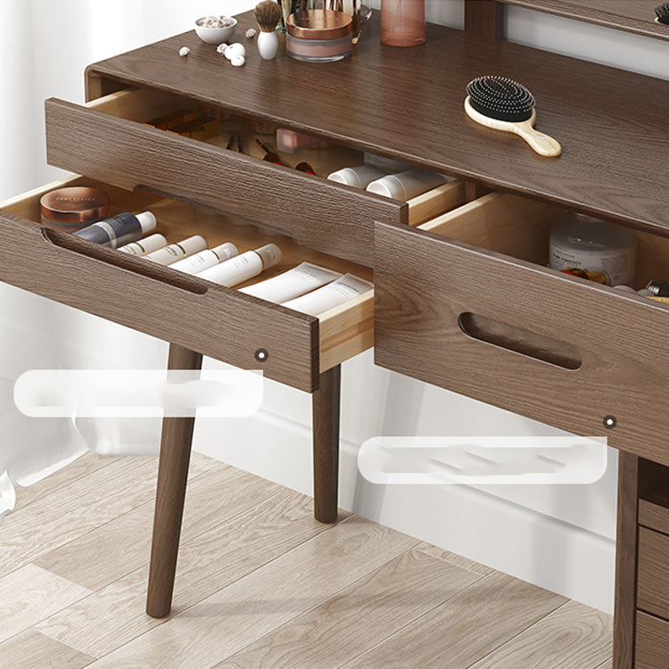 Trucco in legno massiccio vanity da scrivania per il trucco vanity set di vanity con cassetto