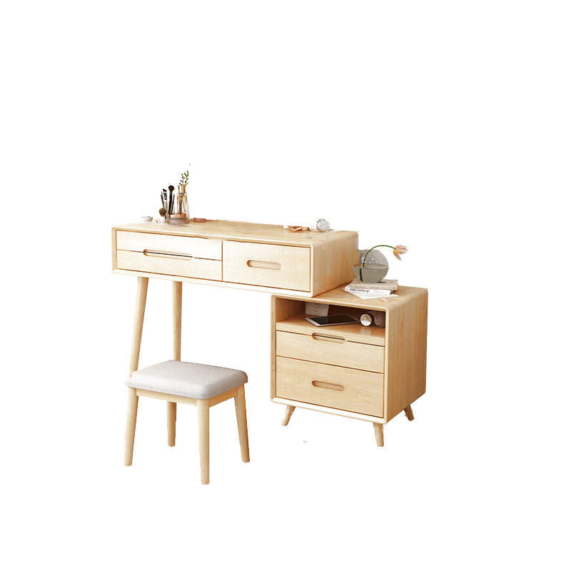 Trucco in legno massiccio vanity da scrivania per il trucco vanity set di vanity con cassetto