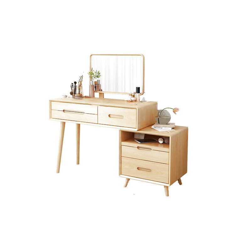 Trucco in legno massiccio vanity da scrivania per il trucco vanity set di vanity con cassetto