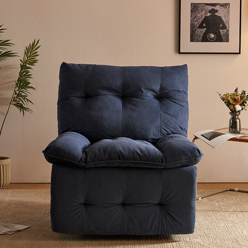 コンテンポラリーコーデュロイリクライナータフテッドスタンダードインドアリクライニングチェア