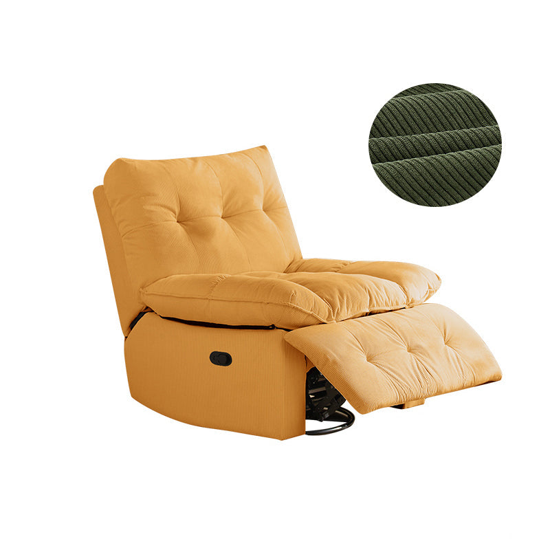 Eigentijdse corduroy recliner getuft standaard indoor recliner