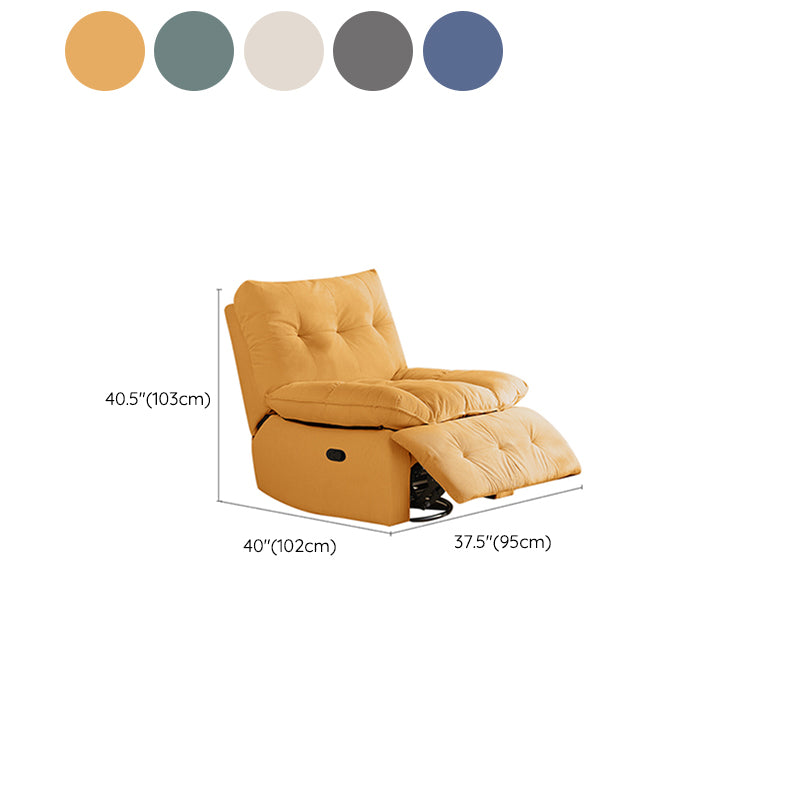 Reclinable de pana de pana contemporánea con mechones reclinables de interior estándar