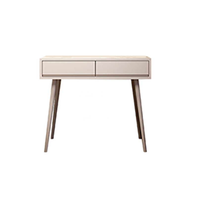 Wooden Makeup Vanity Desk Removable Lighted Mirror Vanity Dressing Table Set