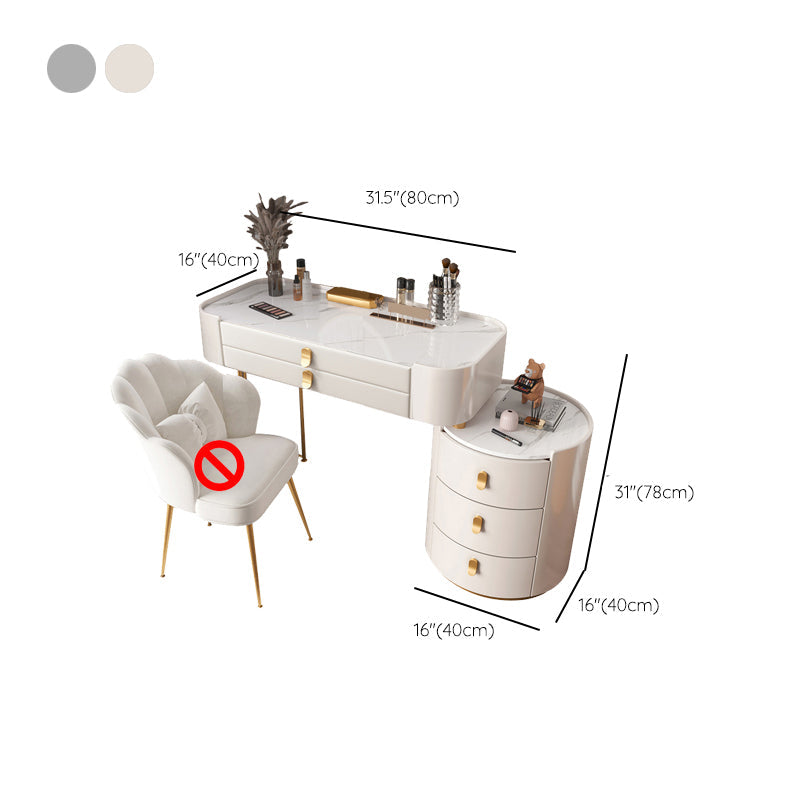 Set di vanity set di vanity set di vanity set di vanity set di vanity set di vanità con trucco a specchio illuminato