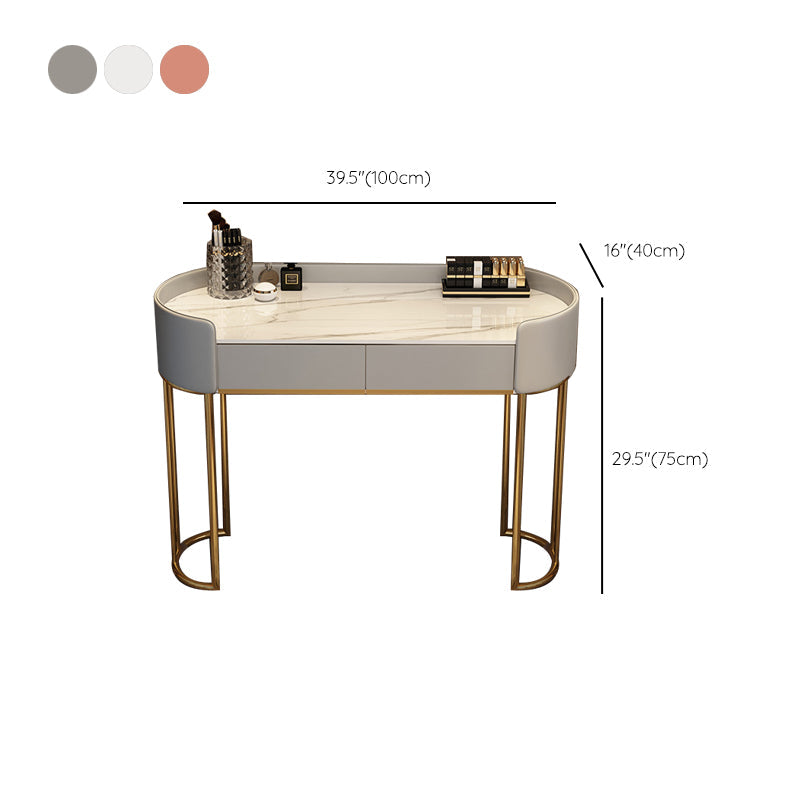 Descripción de tocador de maquillaje de pie Magno de espejo iluminado Conjunto de tocador con cajón
