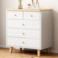 Minimalist Wooden Accent Cabinet Bar Pulls Handle Design Storage Cabinet