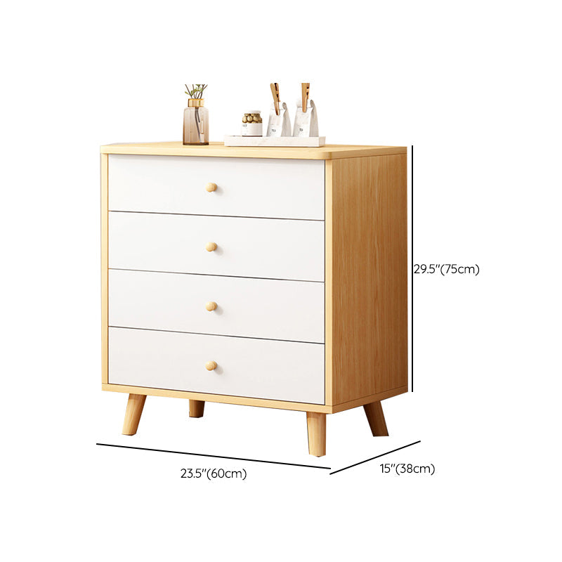 Minimalist Wooden Accent Cabinet Bar Pulls Handle Design Storage Cabinet
