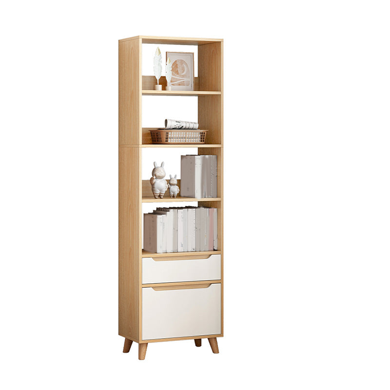 Wooden Accent Cabinet Grooves Handle Design Storage Cabinet with Drawer Clearhalo 'Cabinets & Chests' 'cabinets_chests' 'furn' 'furn_cabinets_chests' 'Furniture' 'Living Room Furniture' 7092658