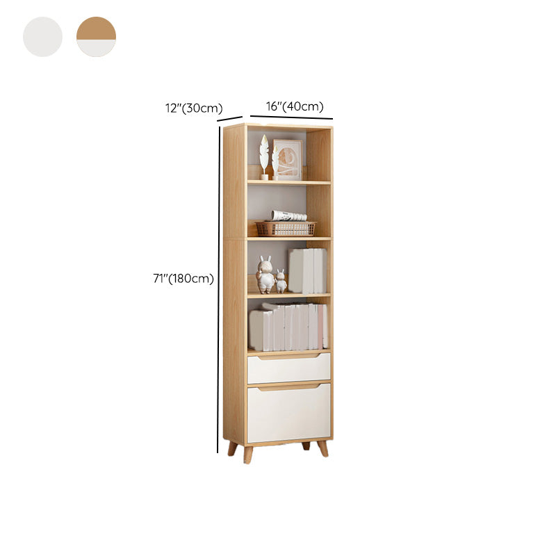 Wooden Accent Cabinet Grooves Handle Design Storage Cabinet with Drawer Clearhalo 'Cabinets & Chests' 'cabinets_chests' 'furn' 'furn_cabinets_chests' 'Furniture' 'Living Room Furniture' 7092679