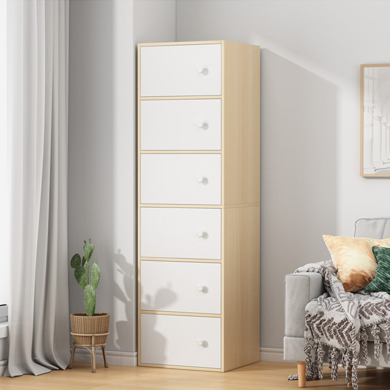 Minimalist Wooden Accent Cabinet Rectangle Storage Cabinet with Drawer Clearhalo 'Cabinets & Chests' 'cabinets_chests' 'furn' 'furn_cabinets_chests' 'Furniture' 'Living Room Furniture' 7092810