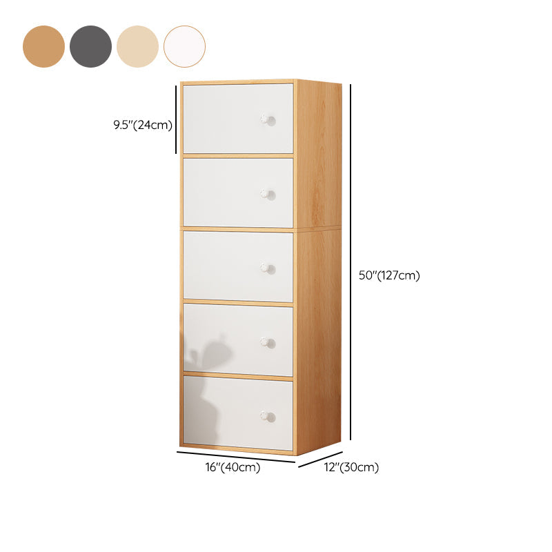 Minimalist Wooden Accent Cabinet Rectangle Storage Cabinet with Drawer Clearhalo 'Cabinets & Chests' 'cabinets_chests' 'furn' 'furn_cabinets_chests' 'Furniture' 'Living Room Furniture' 7092845