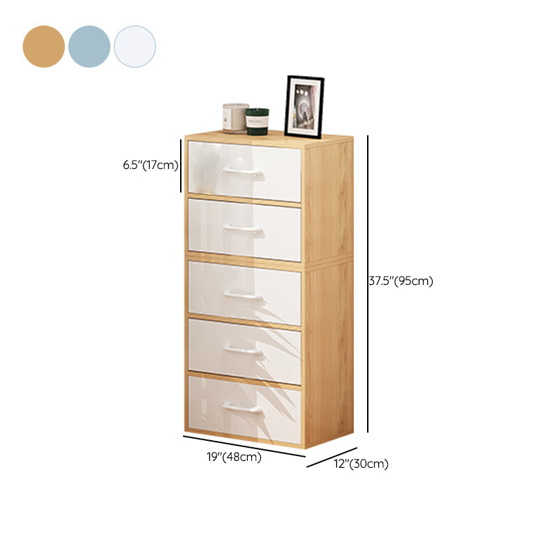 Contemporary Wood Storage Cabinet Modern Drawers Included Accent Chest Clearhalo 'Cabinets & Chests' 'cabinets_chests' 'furn' 'furn_cabinets_chests' 'Furniture' 'Living Room Furniture' 7092884