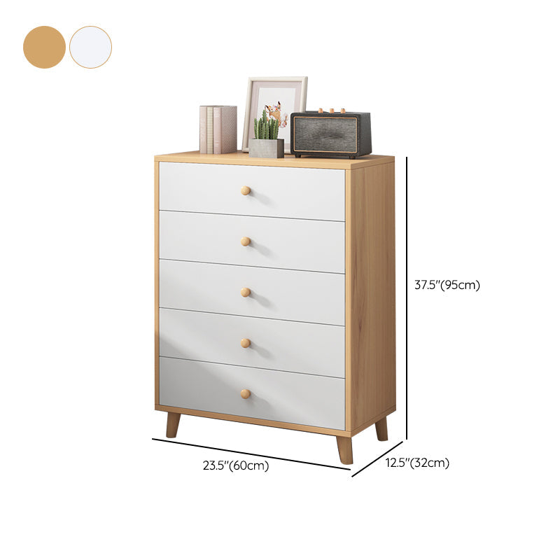 Contemporary Wood Storage Cabinet Modern Drawers Included Accent Chest Clearhalo 'Cabinets & Chests' 'cabinets_chests' 'furn' 'furn_cabinets_chests' 'Furniture' 'Living Room Furniture' 7092887