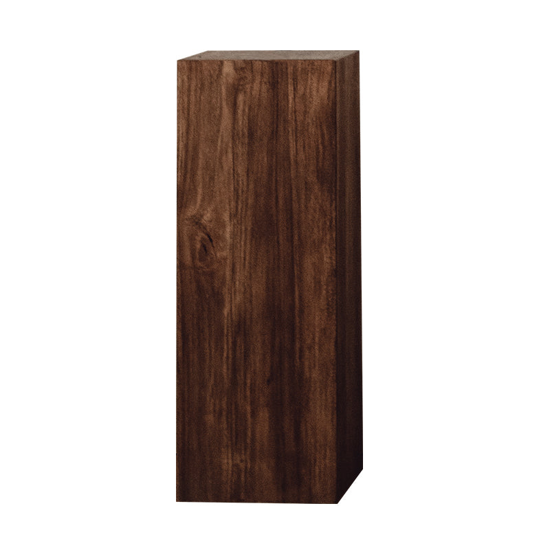 Rectangular Side Table Wooden Modern Tree Stump End Table for Bedroom