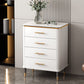 Modern Rectangle Accent Chest Wood Soft Close Drawers Storage Cabinet