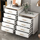 Modern Rectangle Accent Chest Wood Soft Close Drawers Storage Cabinet