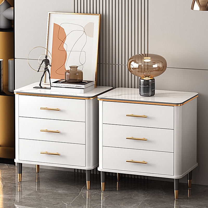 Modern Rectangle Accent Chest Wood Soft Close Drawers Storage Cabinet