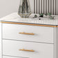 Modern Rectangle Accent Chest Wood Soft Close Drawers Storage Cabinet