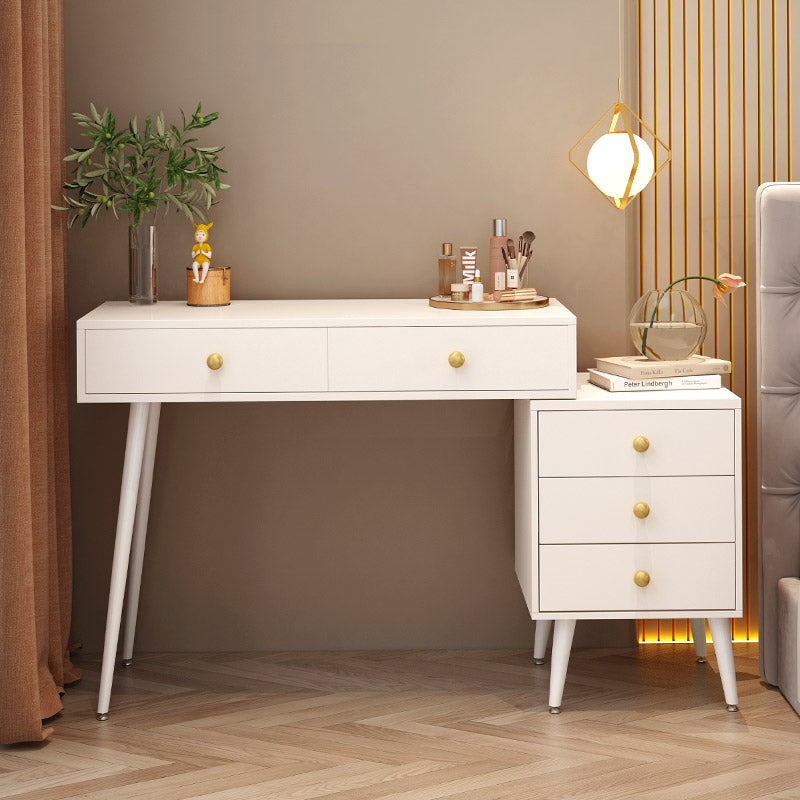 Moderno set da toeletta da letto per cambio in legno in legno bianco moderno