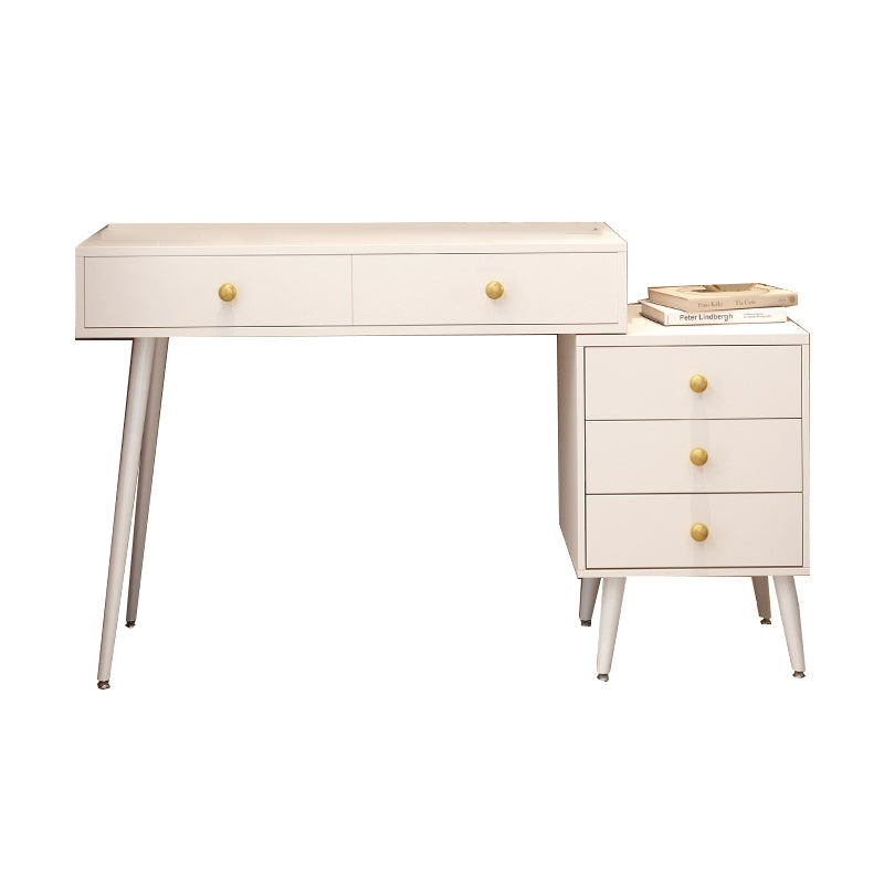 Moderno set da toeletta da letto per cambio in legno in legno bianco moderno