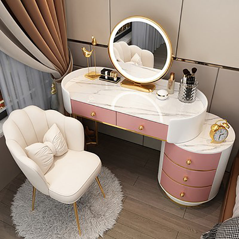 Madenado de madera Desk Despers Boressing Thoolet Tabures con cajón