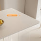 Modern Style 1/3/4 Pieces Dining Table Rectangle Stone Furniture in White