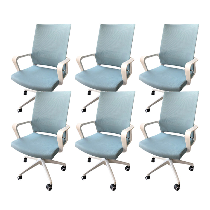 固定された武器室の椅子調整可能なシート高さデスクチェア付きホイール付き