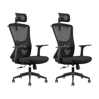 モダンな固定武器室の椅子が悲惨な調整可能なシートの高さの人間工学に基づいたデスクチェア