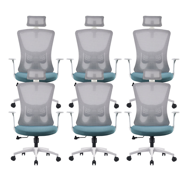 モダンな固定武器室の椅子が悲惨な調整可能なシートの高さの人間工学に基づいたデスクチェア