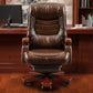 Modern Office Chair Leather Adjustable Seat Height Slide Chair with Wheels